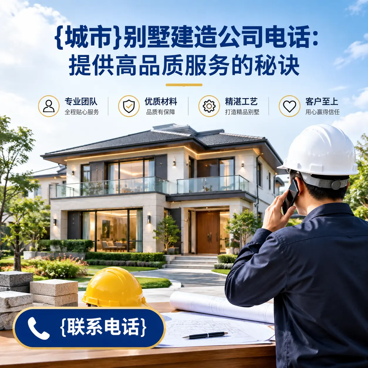 金沙别墅建造公司电话：提供高品质服务的秘诀