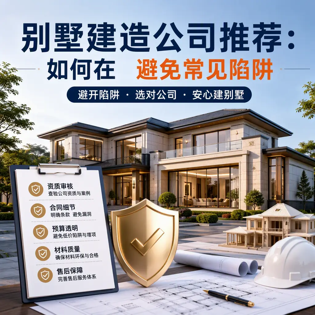 别墅建造公司推荐：如何在 金沙 避免常见陷阱