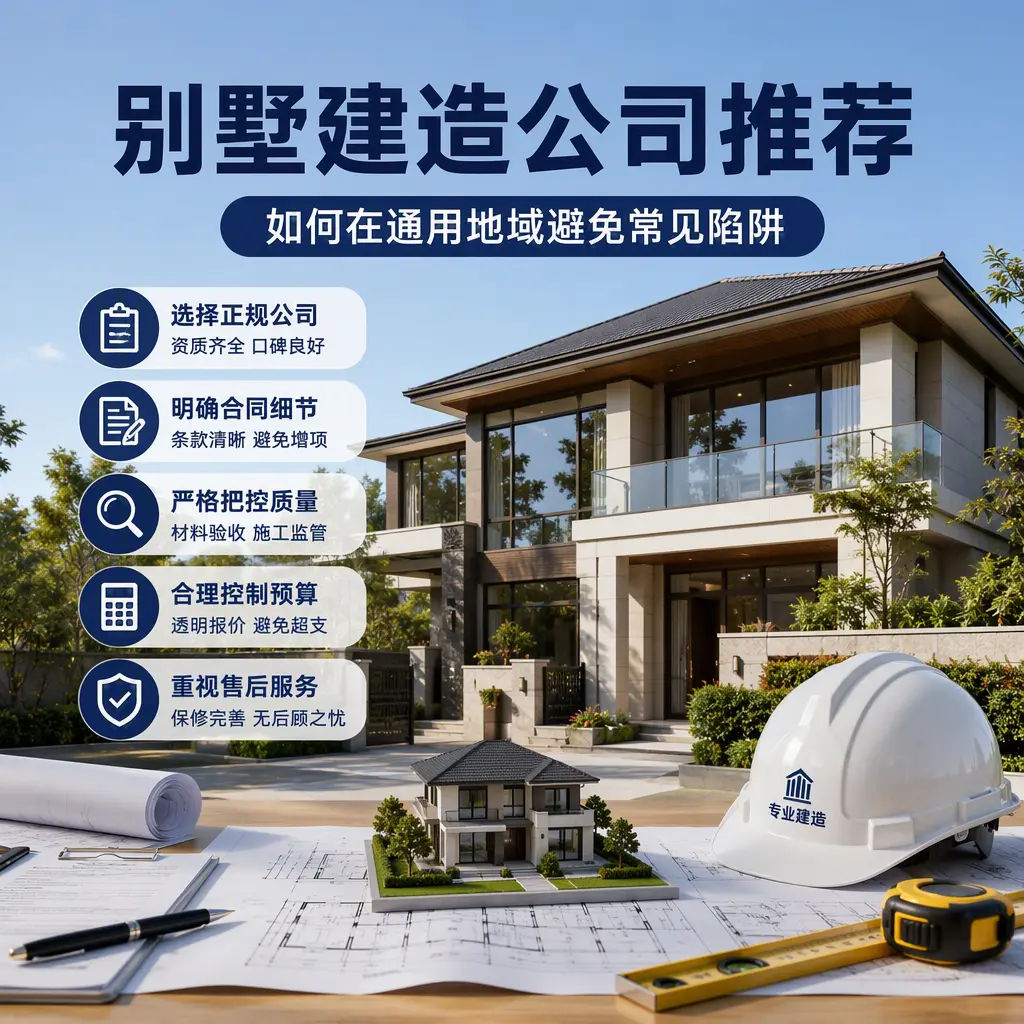 别墅建造公司推荐：如何在 金沙 避免常见陷阱
