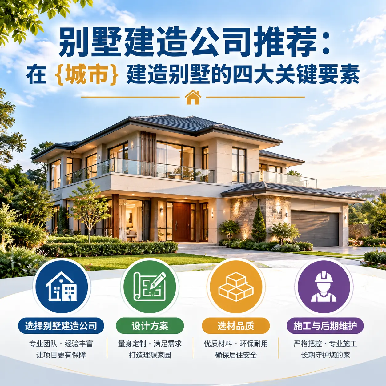 别墅建造公司推荐：在 金沙 建造别墅的四大关键要素