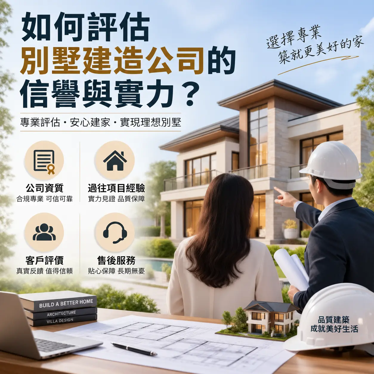 如何评估 金沙 别墅建造公司的信誉与实力？