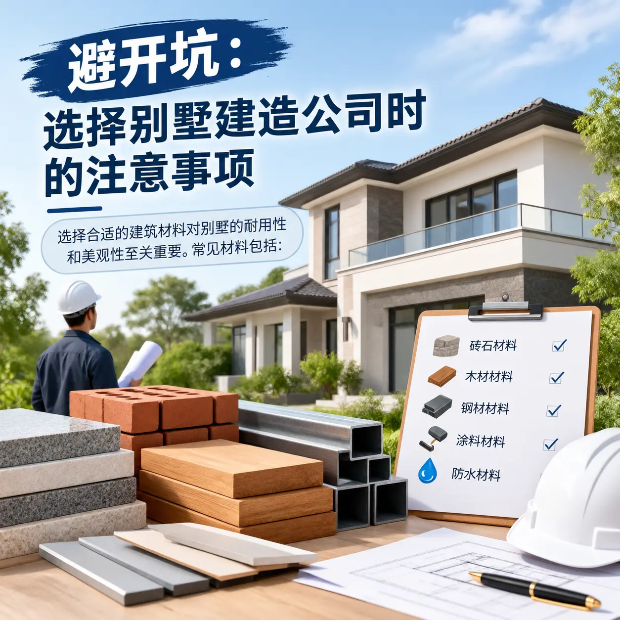 避开坑:选择 金沙 别墅建造公司时的注意事项