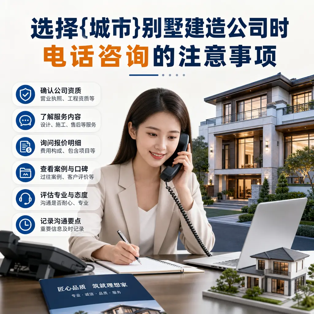 选择金沙别墅建造公司时,电话咨询的注意事项