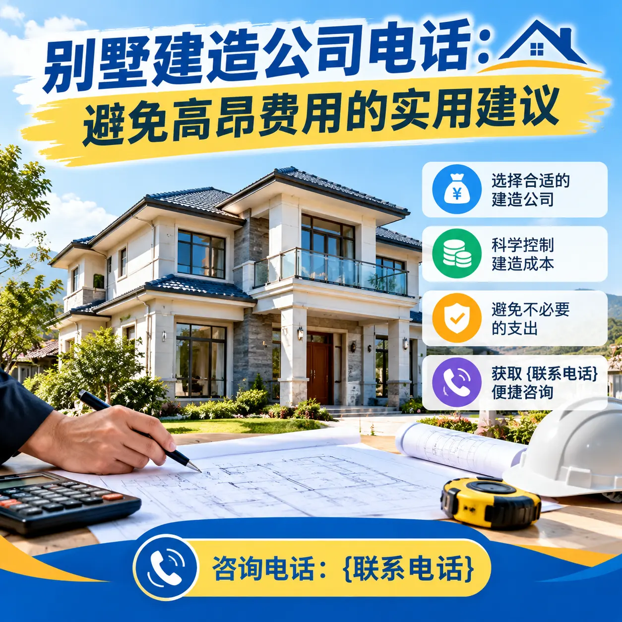 金沙别墅建造公司电话：避免高昂费用的实用建议
