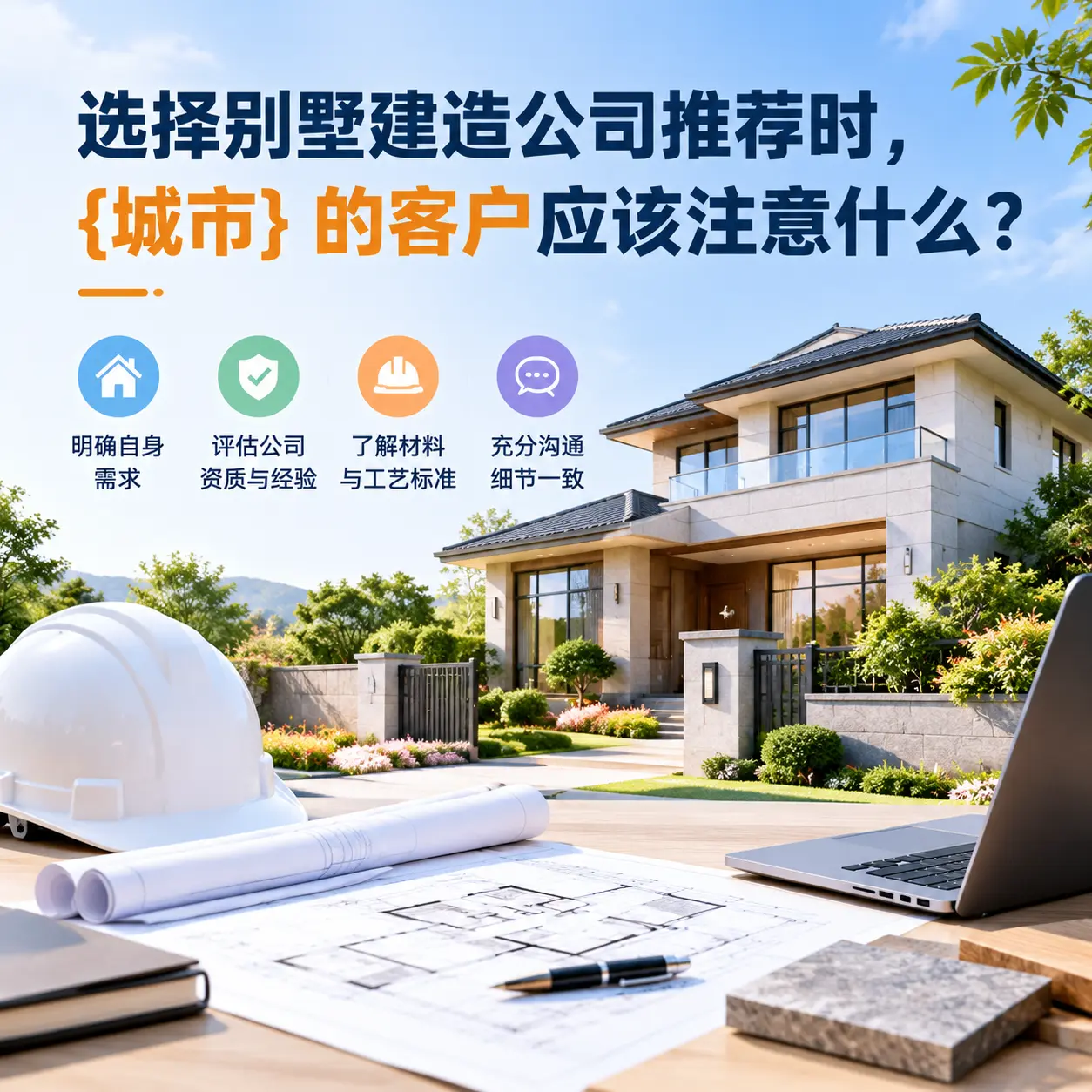 选择别墅建造公司推荐时,金沙 的客户应该注意什么?