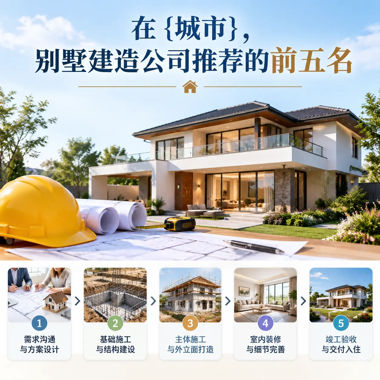 在 金沙，别墅建造公司推荐的前五名