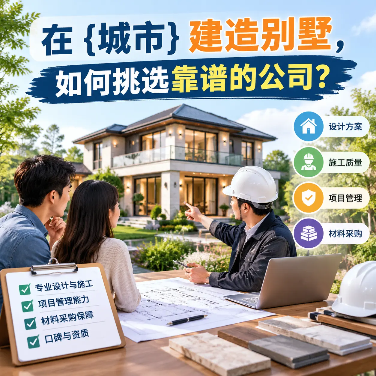 在 金沙 建造别墅,如何挑选靠谱的公司?